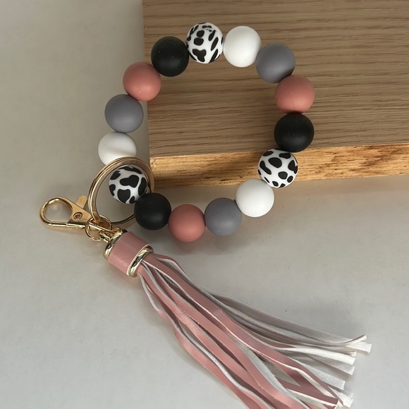 Keychain Silicone bead wristlet - Picture 2 of 3